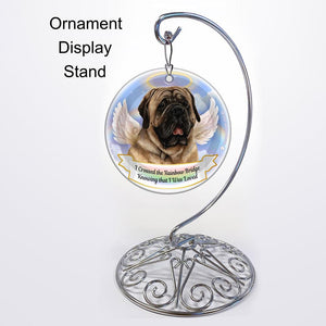 Rainbow Bridge Memorial-Mastiff Fawn Hanging Ornament