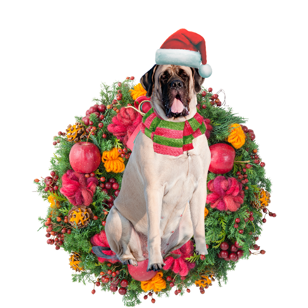 Mastiff Christmas Ornament