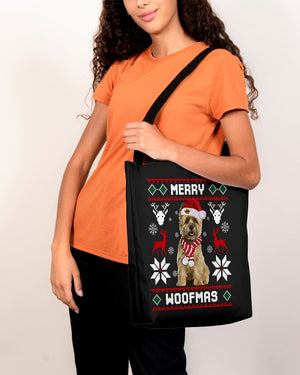 Merry Woofmas-Cairn Terrier 1-Cloth Tote Bag