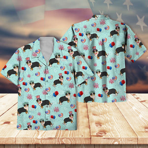 Miniature American Shepherd Firework Independence Day Shirt