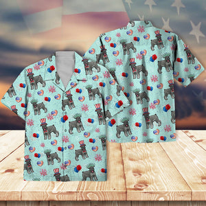 Miniature Schnauzer Firework Independence Day Shirt