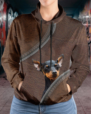 Miniature Pinscher-Never Walk Alone Hoodie