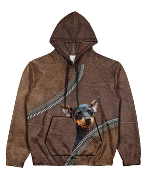 Miniature Pinscher-Never Walk Alone Hoodie