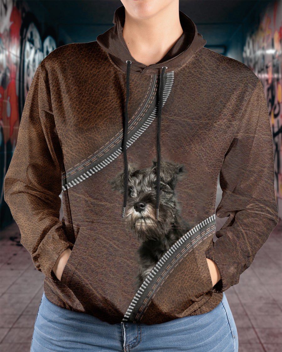 Miniature Schnauzer-Never Walk Alone Hoodie