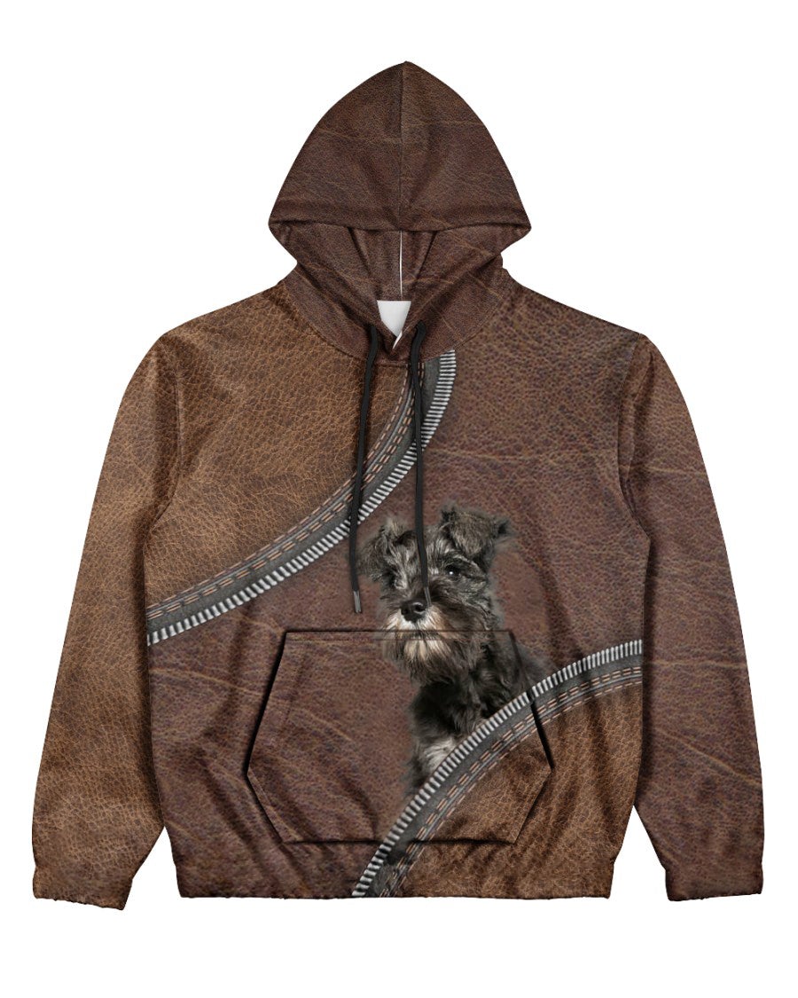 Miniature Schnauzer-Never Walk Alone Hoodie