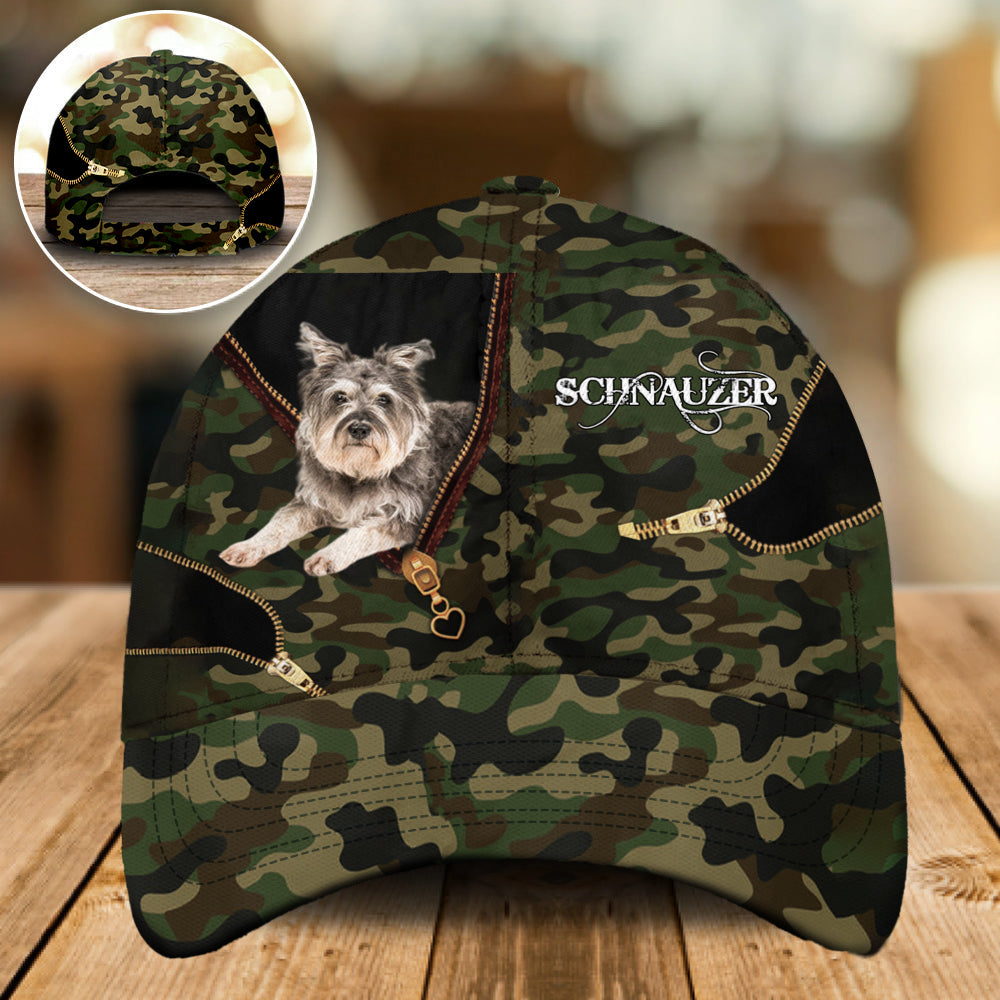 Miniature Schnauzer Camo Cap