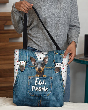 Miniature pinscher-EW people-Cloth Tote Bag