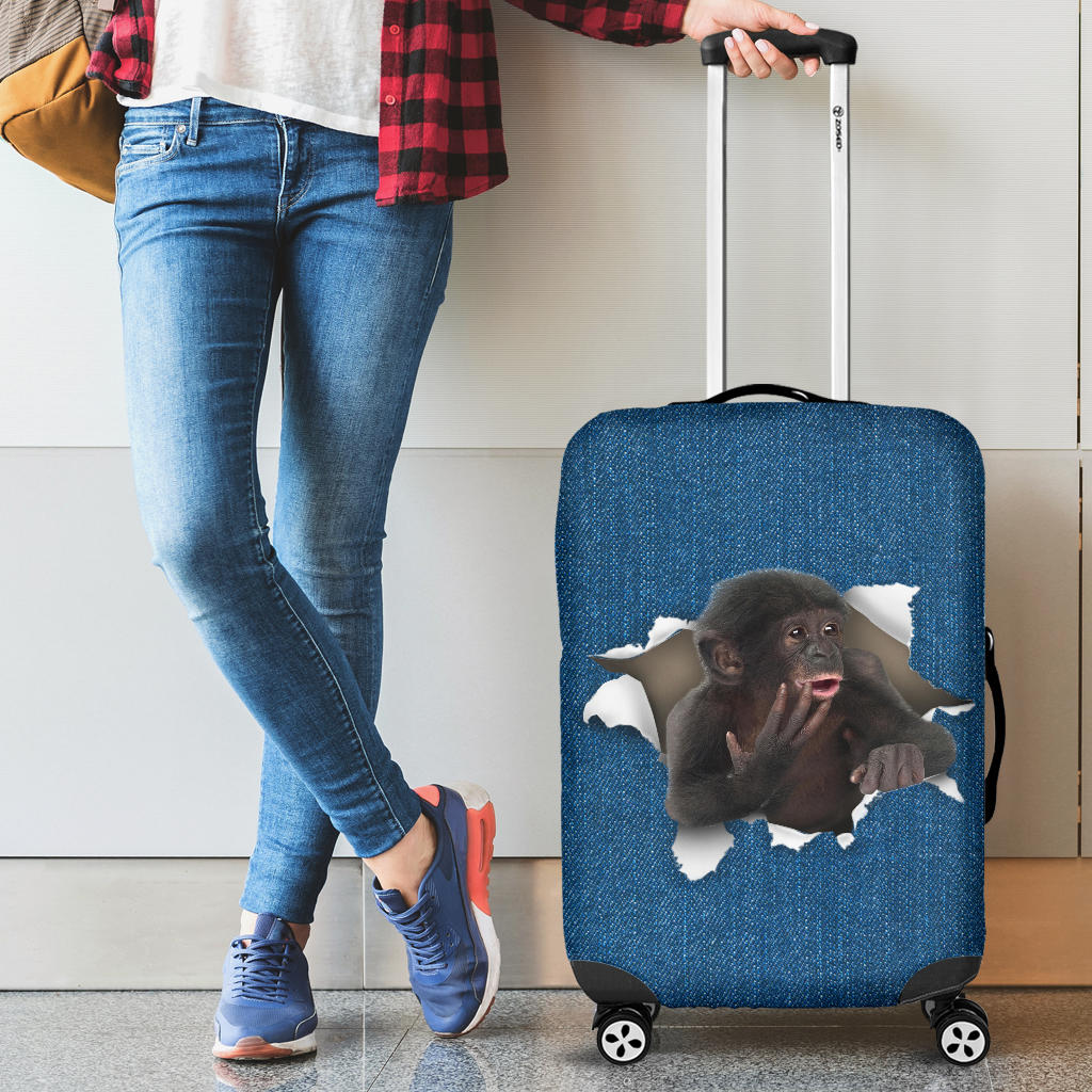 Monkey-Torn Paper Luggage Covers