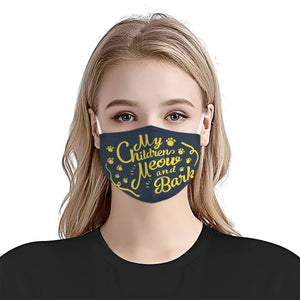 My Children Meow And Bark EZ02 2504 Face Mask