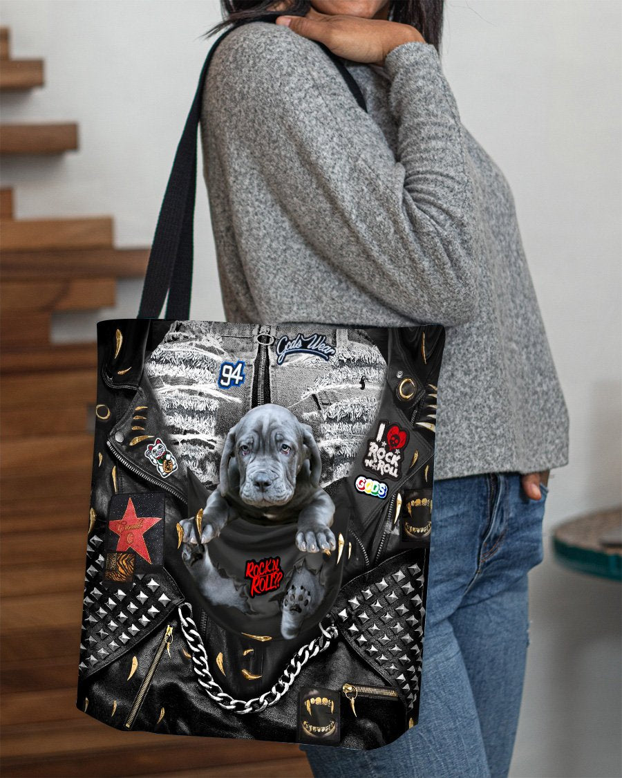 Neapolitan Mastiff-Rock Dog-Cloth Tote Bag