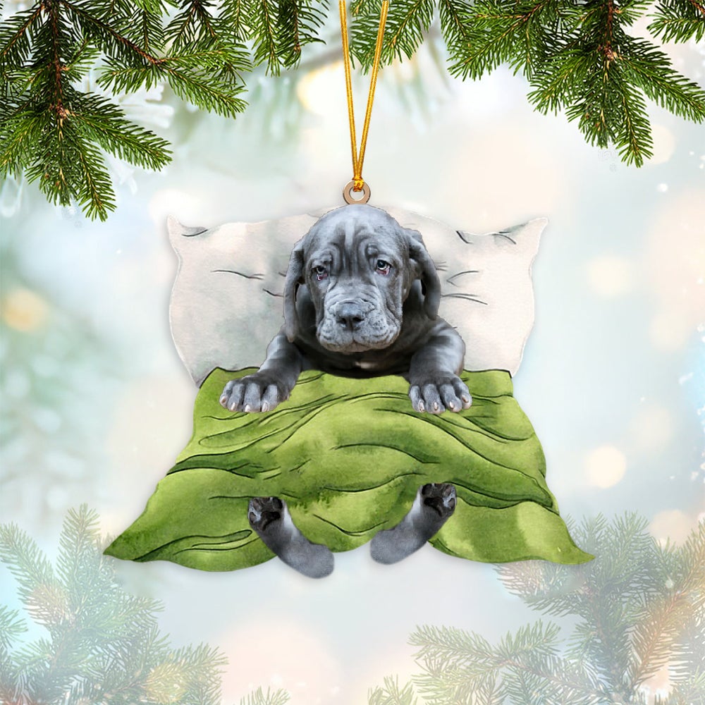 Neapolitan Mastiff-Sleep time Two Sides Ornament