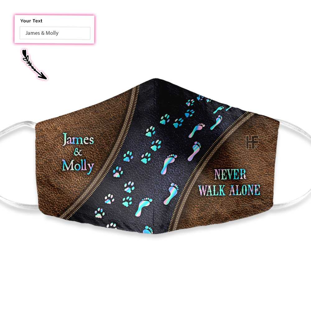 Never Walk Alone EZ35 1503 Custom Face Mask