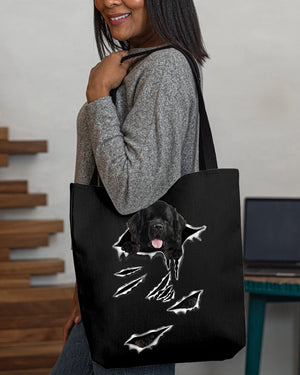 Cracks-Newfoundlan-Cloth Tote Bag