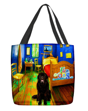 Newfoundland in the bedroom-Cloth Tote Bag