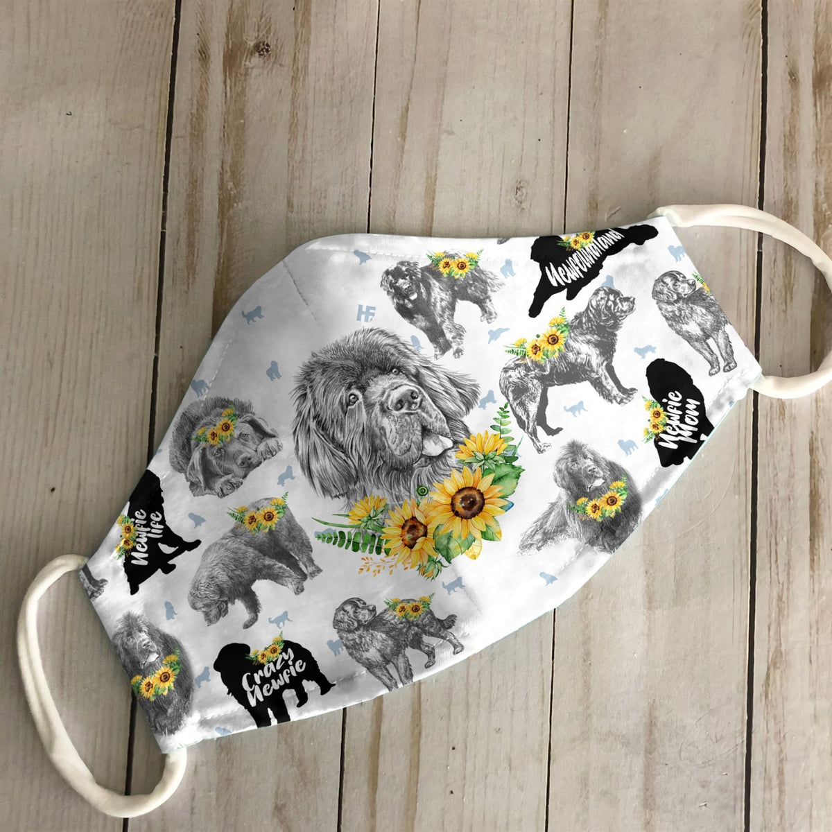 Newfoundland Sunflower EZ07 2606 Face Mask