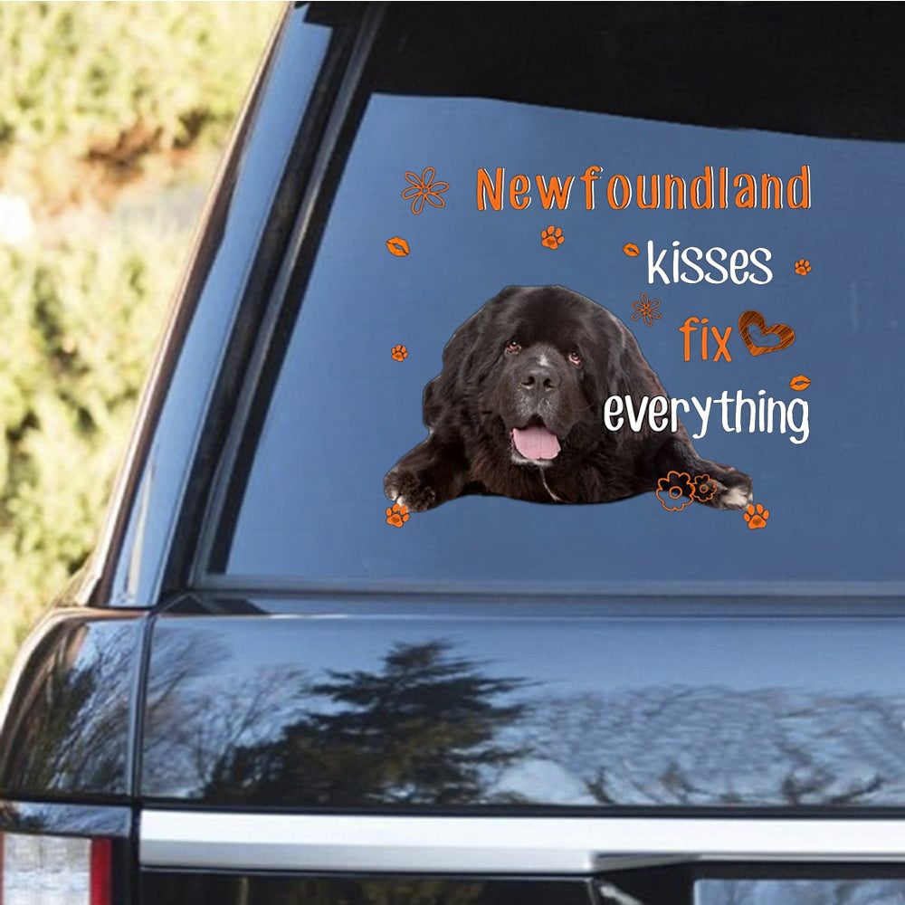 Newfoundland-Kiss Fix Everything Decal