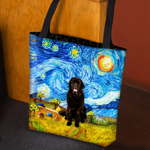 Newfoundland-Oil Painting-Cloth Tote Bag