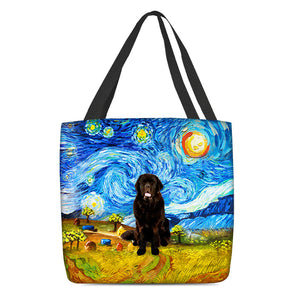 Newfoundland-Oil Painting-Cloth Tote Bag