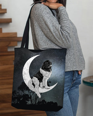 Newfoundland 1-Sit On The Moon-Cloth Tote Bag