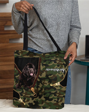 Newfoundland Camo Cloth Tote Bag