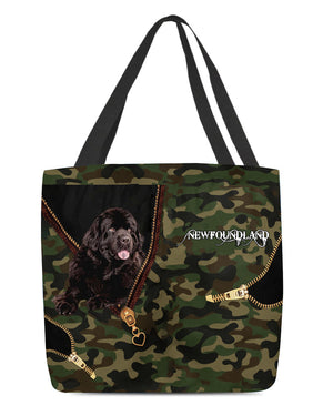 Newfoundland Camo Cloth Tote Bag