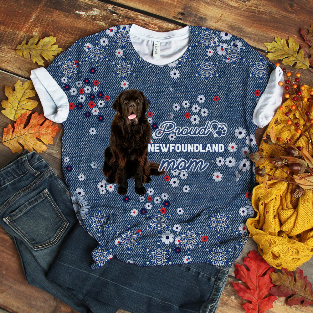 Newfoundland Pround Mom T-shirt