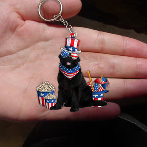 Newfoundland-July Stuff Flat Acrylic Keychain