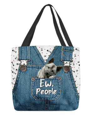 Norwegian Elkhound-EW people-Cloth Tote Bag