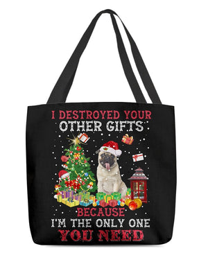 Only One-FAWN Pug 1-Cloth Tote Bag