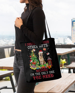 Only One-Golden Retriever 2-Cloth Tote Bag