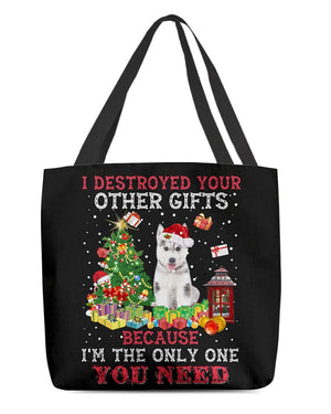 Only One-Husky 2-Cloth Tote Bag