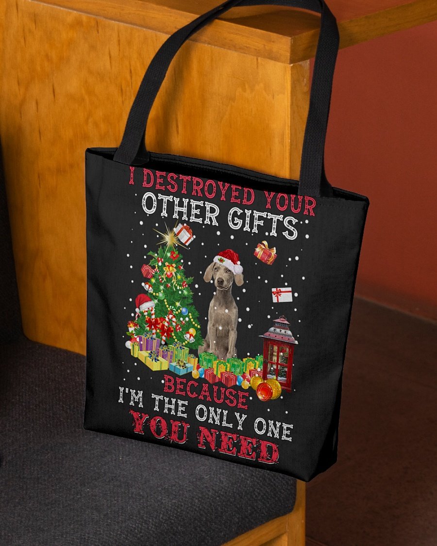 Only One-Weimaraner 2-Cloth Tote Bag