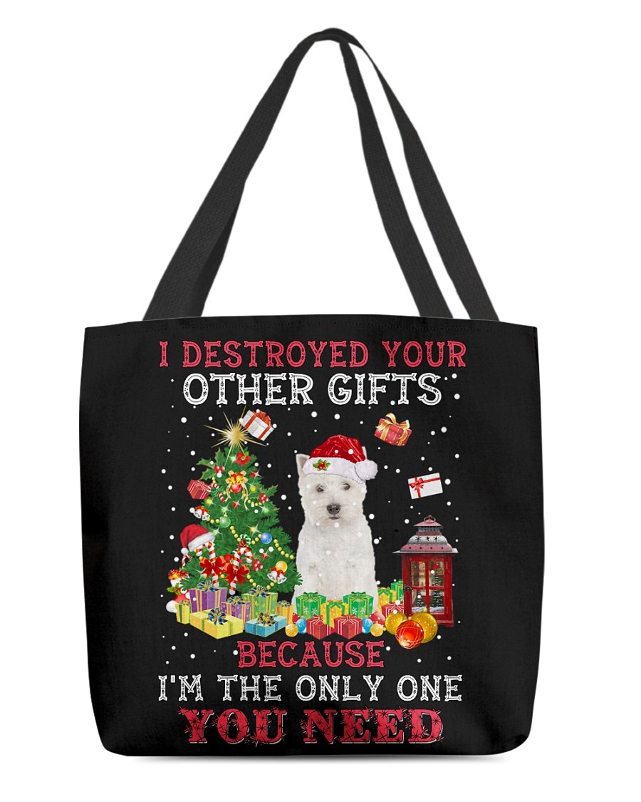 Only One-West Highland White Terrier-Cloth Tote Bag