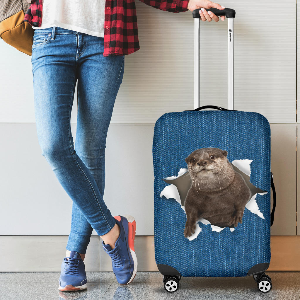 Otter-Torn Paper Luggage Covers