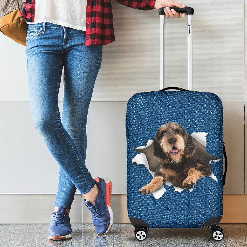 Otterhound-Torn Paper Luggage Covers