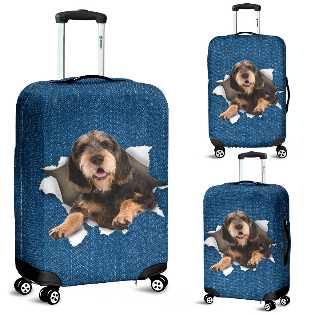 Otterhound-Torn Paper Luggage Covers
