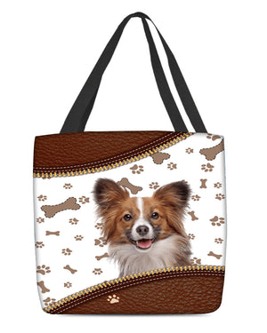 PAPILLON-Zipper Texture-Cloth Tote Bag