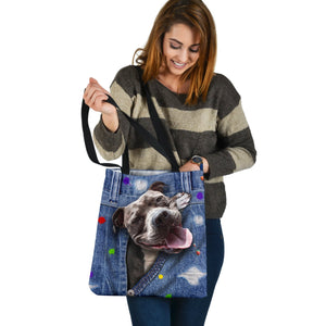 PITBULL-The Rainbow-Cloth Tote Bag