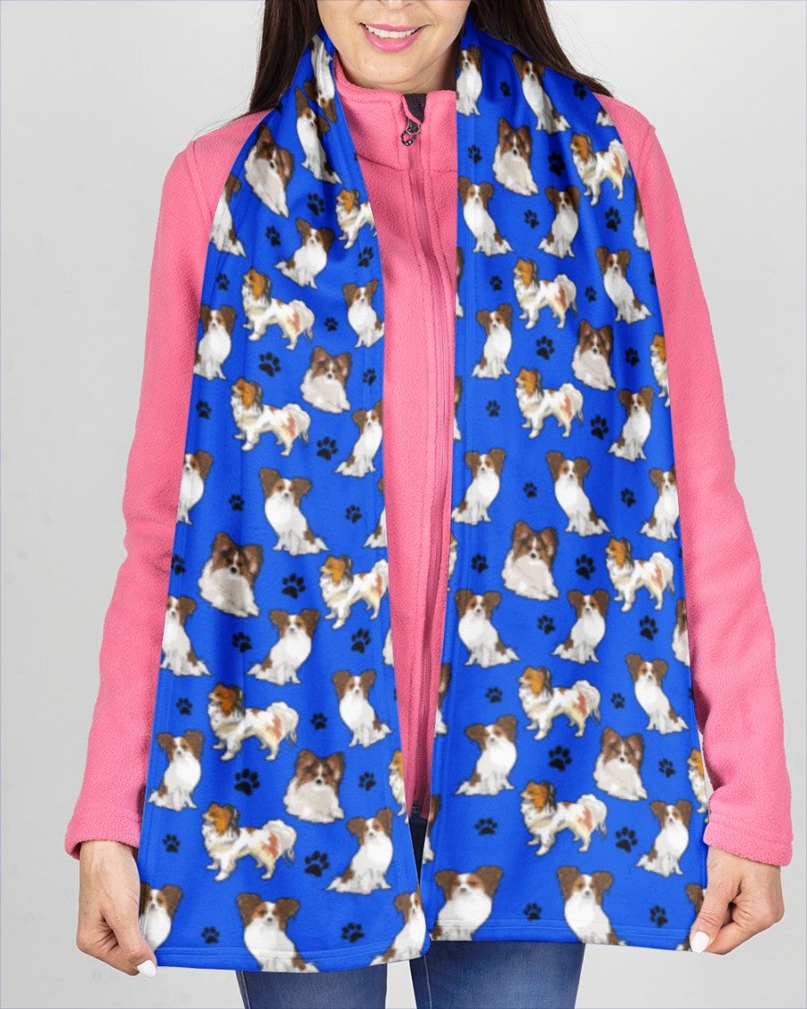 Papillon-Paw Dog Scarf