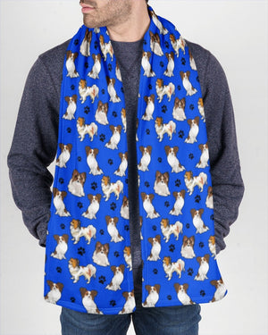 Papillon-Paw Dog Scarf