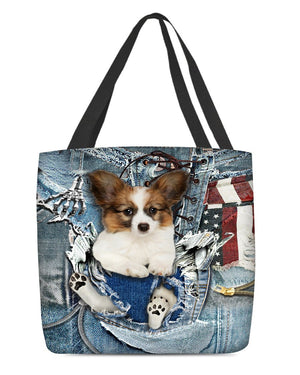 Papillon-Ripped Jeans-Cloth Tote Bag