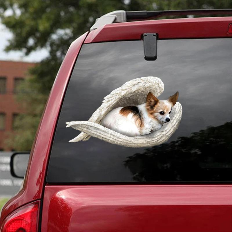 Papillon 2-sleeping angel CAR STICKER