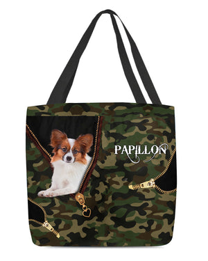 Papillon Camo Cloth Tote Bag