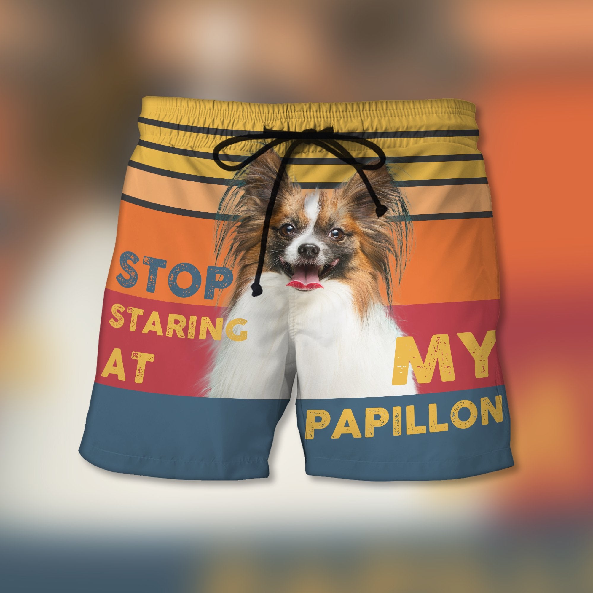 Stop Staring At My Papillon - Custom Trunks