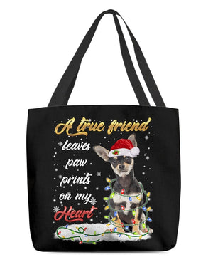 Paw Prints-Chihuahua-Cloth Tote Bag