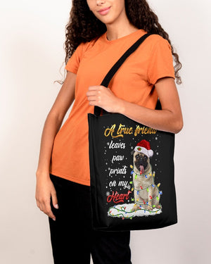 Paw Prints-FAWN Pug 1-Cloth Tote Bag