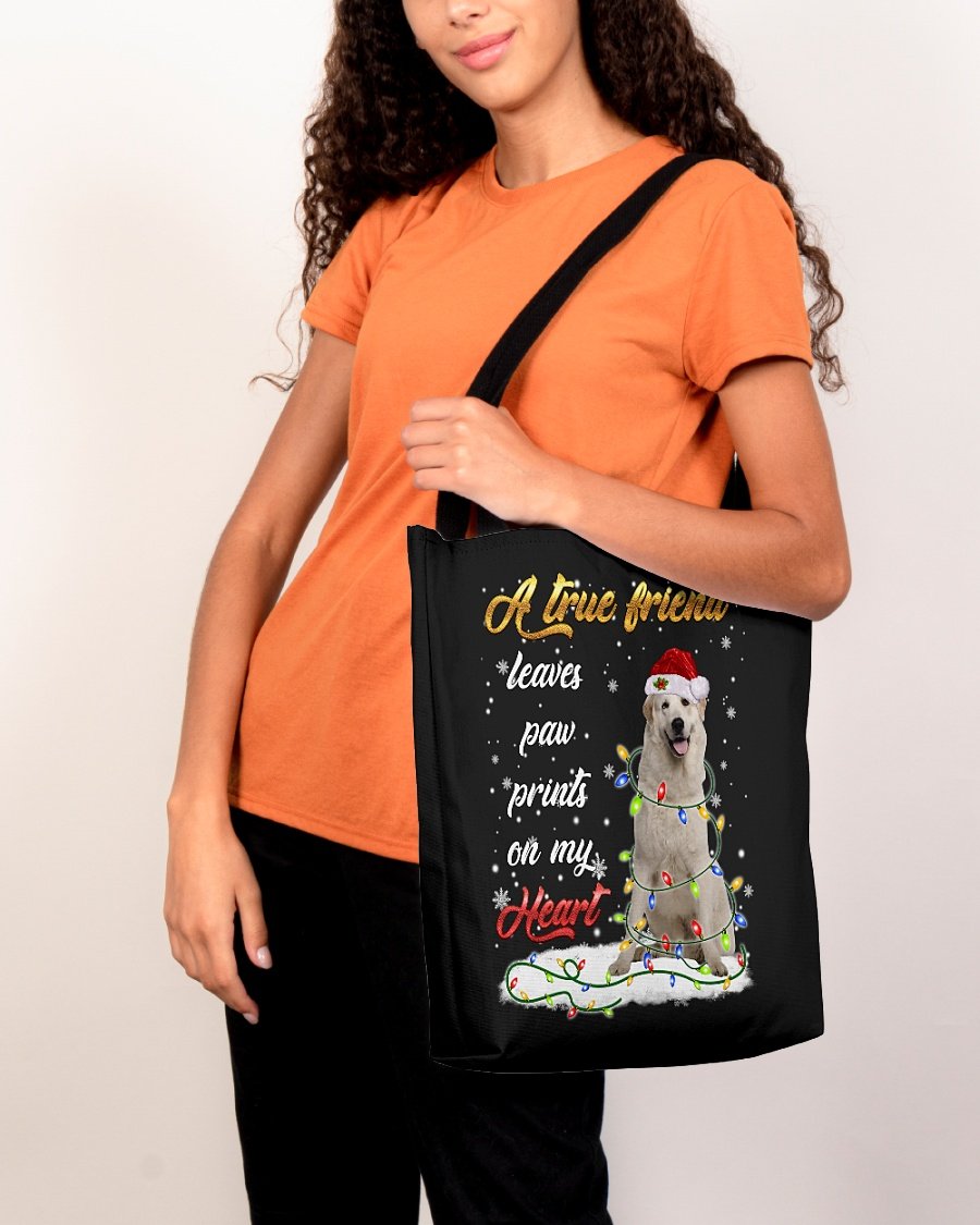 Paw Prints-Great Pyrenees 2-Cloth Tote Bag