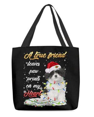 Paw Prints-Havanese 1-Cloth Tote Bag