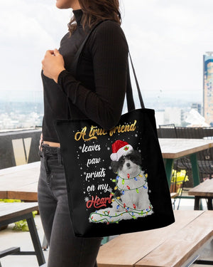 Paw Prints-Havanese 1-Cloth Tote Bag