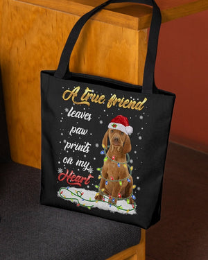 Paw Prints-Vizsla-Cloth Tote Bag